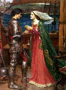 John William Waterhouse Tristram and Isolde (mk41) oil